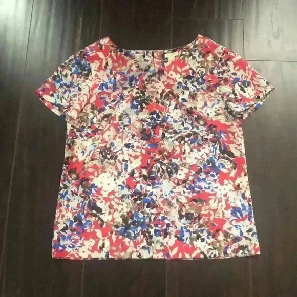 🌸4/$30🌸J.CREW | Floral super soft t-shirt - Picture 1 of 8